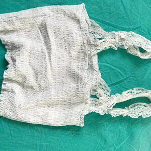 kendall &  kylie Ally Smocked Tank black S